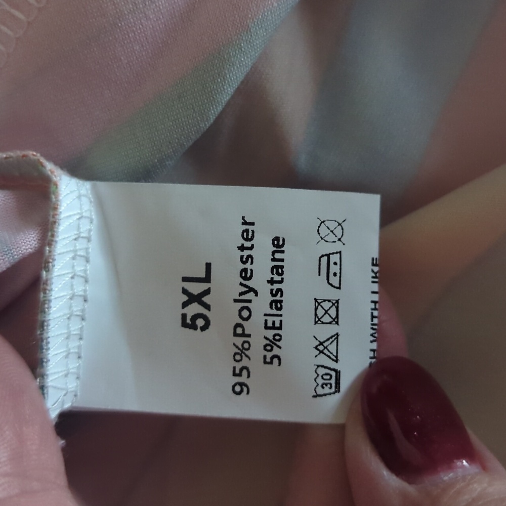 Colorful Striped Dress 5XL fits Like 22-24 - Picture 12 of 13